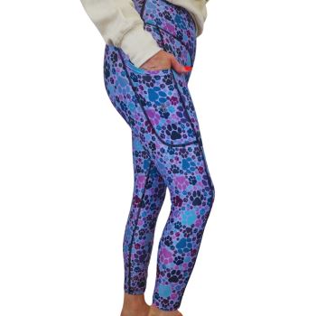 Activewear H.I. 7/8th Leggings - Paws More Paws