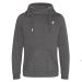 Cross Neck Hoodie - Grey 