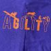 Polo Shirts - Purple - Agility Slogan