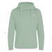 Cross Neck Hoodie - Dusty Green 