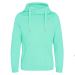 Cross Neck Hoodie - Peppermint